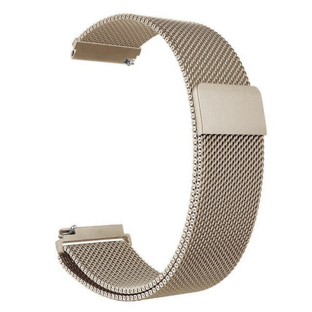 Stainless Steel Milanese Magnetic Watch Band for Garmin venu 2/venu SQ/venu 2S Venu2S Vintage Gold
