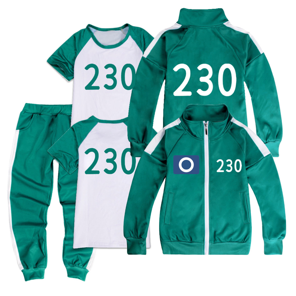 Squid Game, sportswear, complete set with rope 120 140