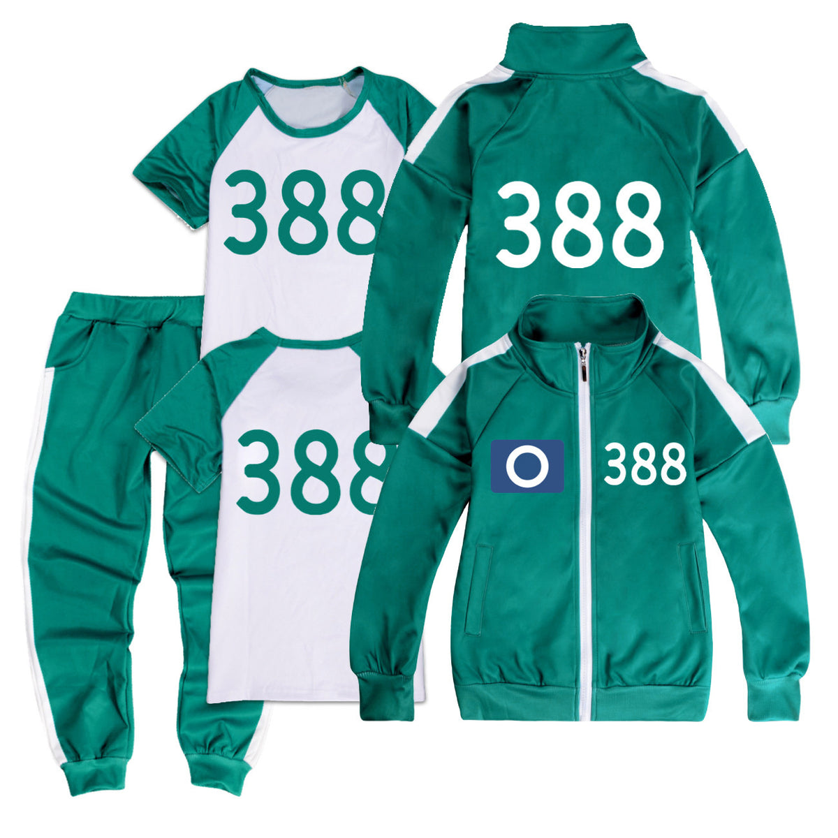 Squid Game, sportswear, complete set with rope 120 140