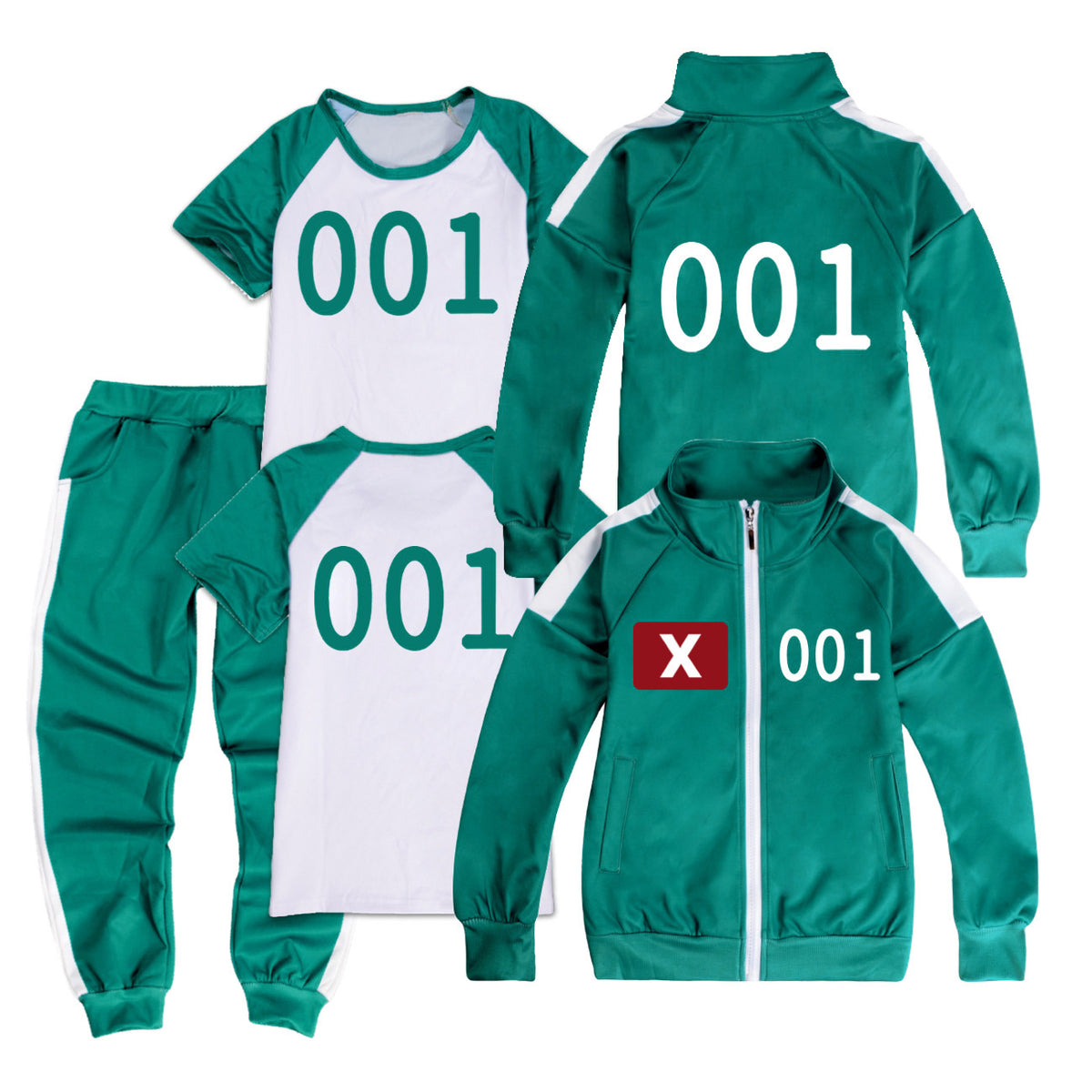 Squid Game, sportswear, complete set with rope 456 158