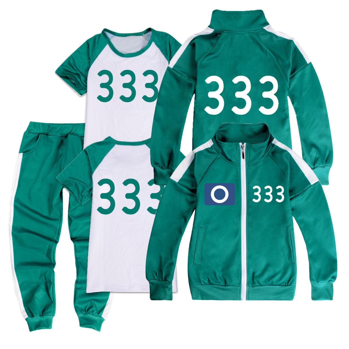 Squid Game, sportswear, complete set with rope 456 158