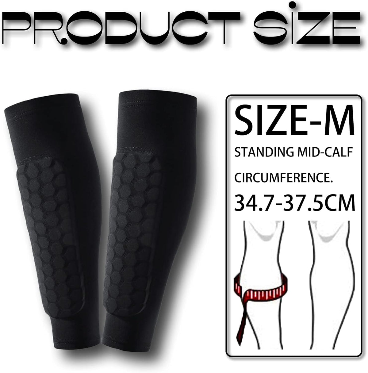 Children's Leather Pads, Ski Pads, Football Pads, Calf Protection, Football Equipment Pad Teenager Unisex Breathable Pads Protect Athletics, 1 Pair