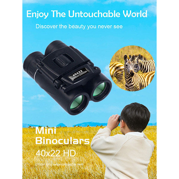 40x22 HD Powerful Binoculars 2000m Range Bak4 FMC Optics for Hunting Sports