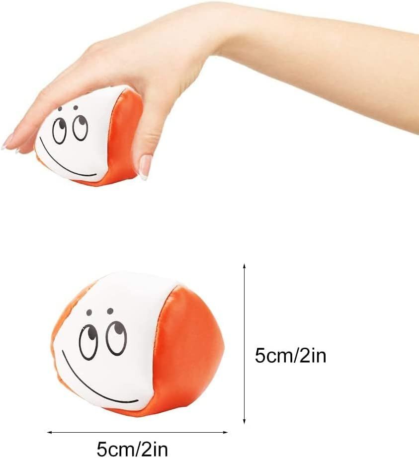 15 Piece Juggling Ball Set with Faces, 5 cm