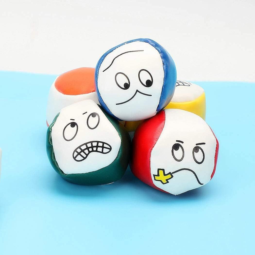 15 Piece Juggling Ball Set with Faces, 5 cm