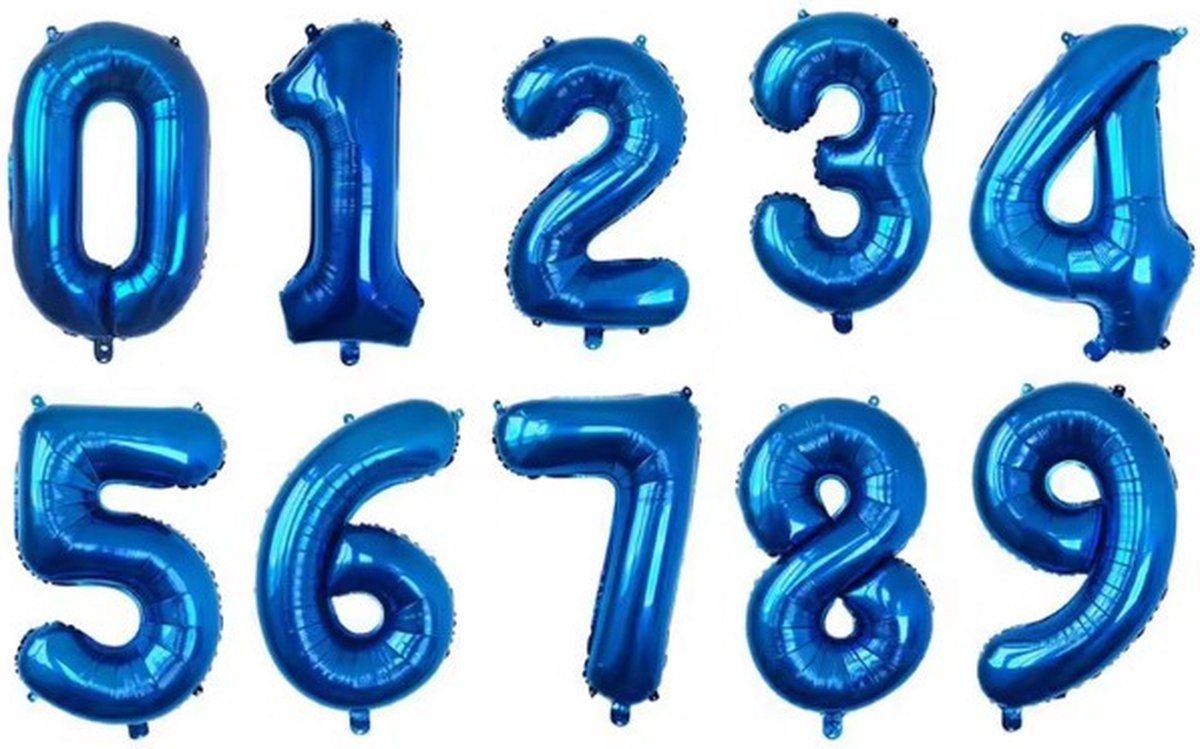 Blue Number 2 Foil Balloon, 70 cm