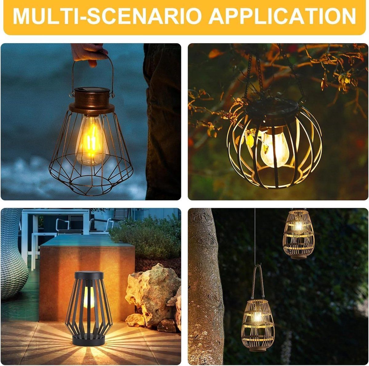 1 Pack Solar Lantern Replacement Head, Waterproof LED Solar Light Lid for Outdoor Garden Decor, 7 cm, Black