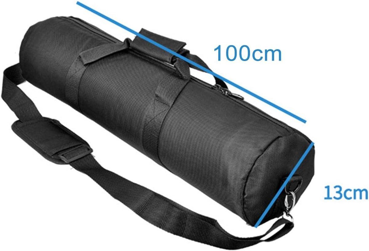 Padded Tripod Carry Bag with Shoulder Strap for Light Stands, Monopods, Softboxes and Photography Accessories, 100 x 13 cm, Black