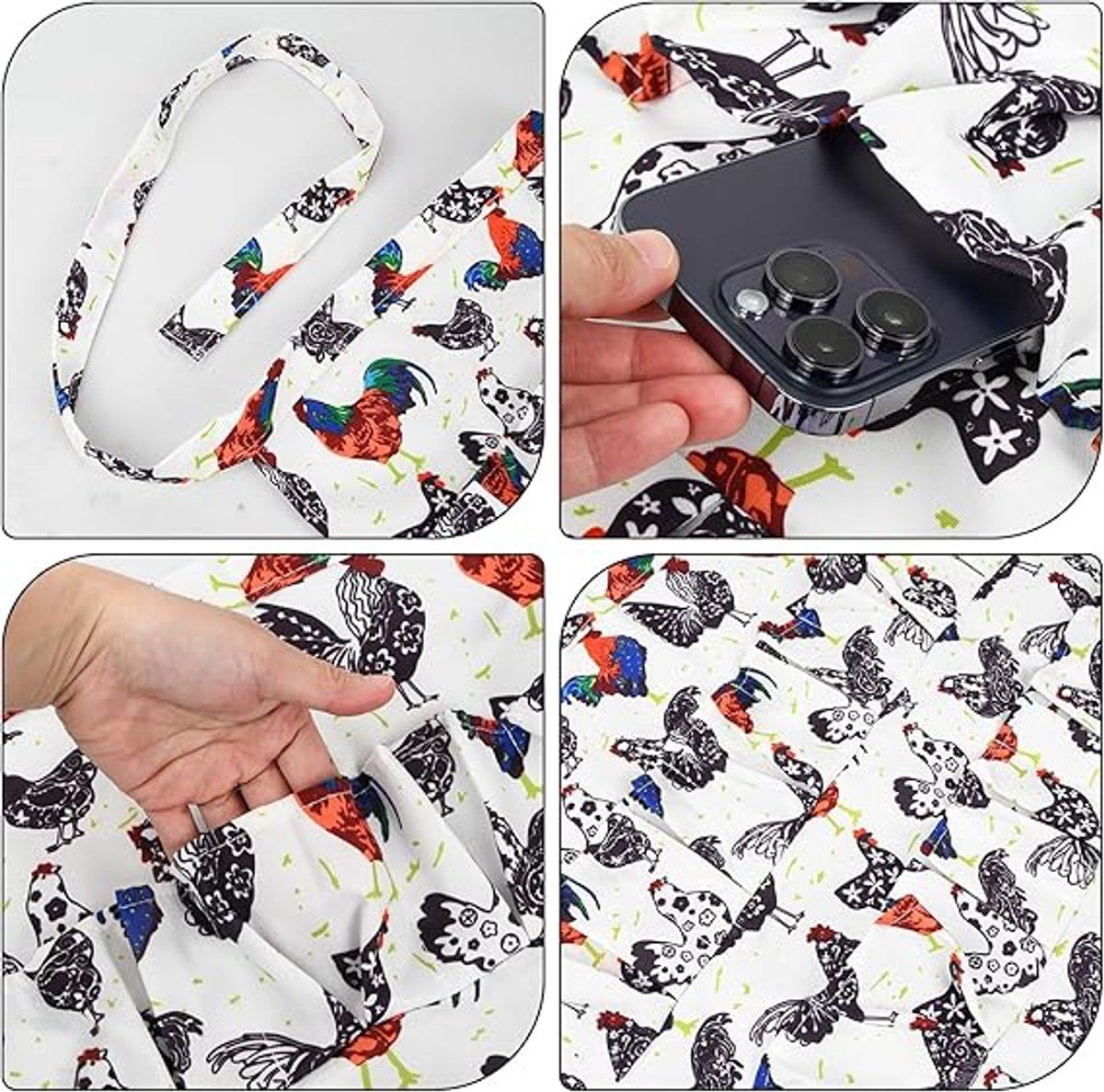 Egg Collecting Apron with 12 Pockets for Chicken Duck Goose Eggs, Egg Holder Apron for Homesteaders and Farmers