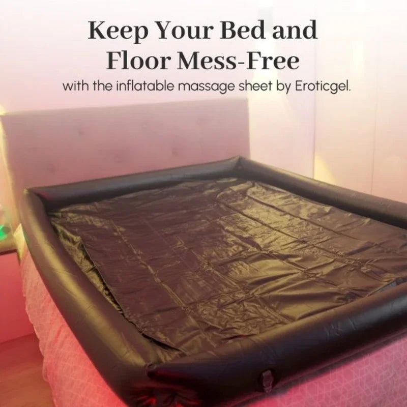 House Of Dasein Inflatable Water Mattress Massage Sex Furniture Waterproof Oil Proof Wet Body Slave Training Accessories Sm Game For Couple
