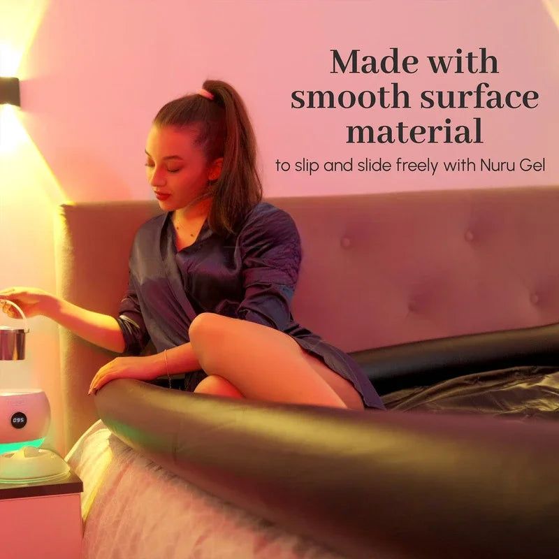 House Of Dasein Inflatable Water Mattress Massage Sex Furniture Waterproof Oil Proof Wet Body Slave Training Accessories Sm Game For Couple