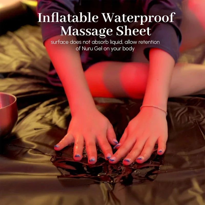 House Of Dasein Inflatable Water Mattress Massage Sex Furniture Waterproof Oil Proof Wet Body Slave Training Accessories Sm Game For Couple