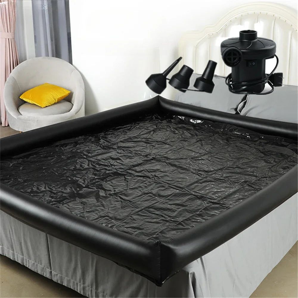 House Of Dasein Inflatable Water Mattress Massage Sex Furniture Waterproof Oil Proof Wet Body Slave Training Accessories Sm Game For Couple