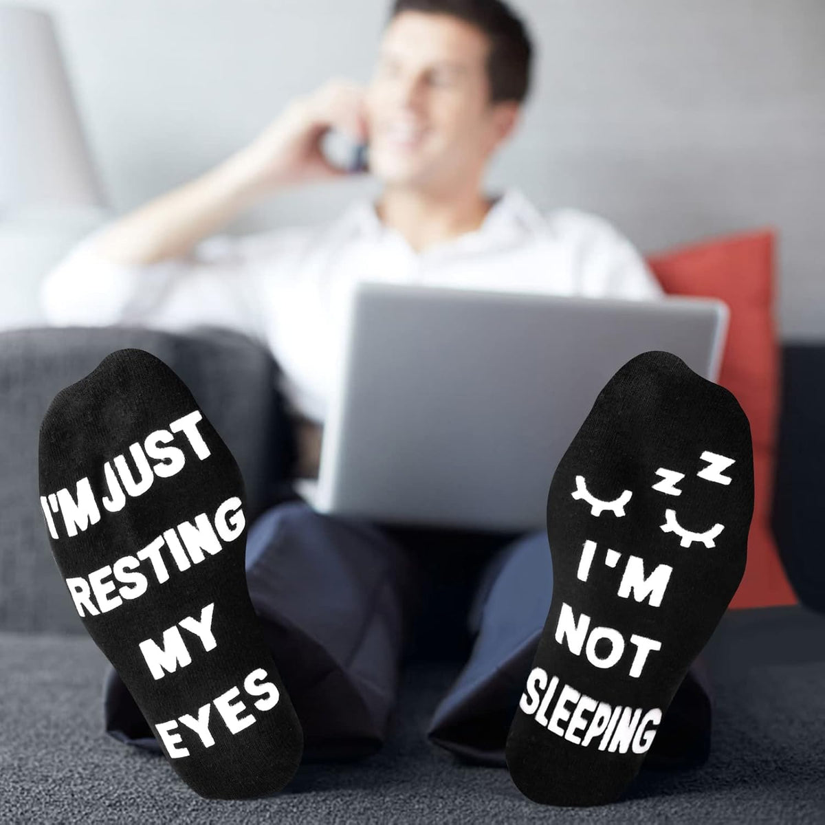 Birthday Gifts for Men Fathers Day Dad Gifts for Dad from Daughter Son Wife Easter Mens Funny Socks for Him