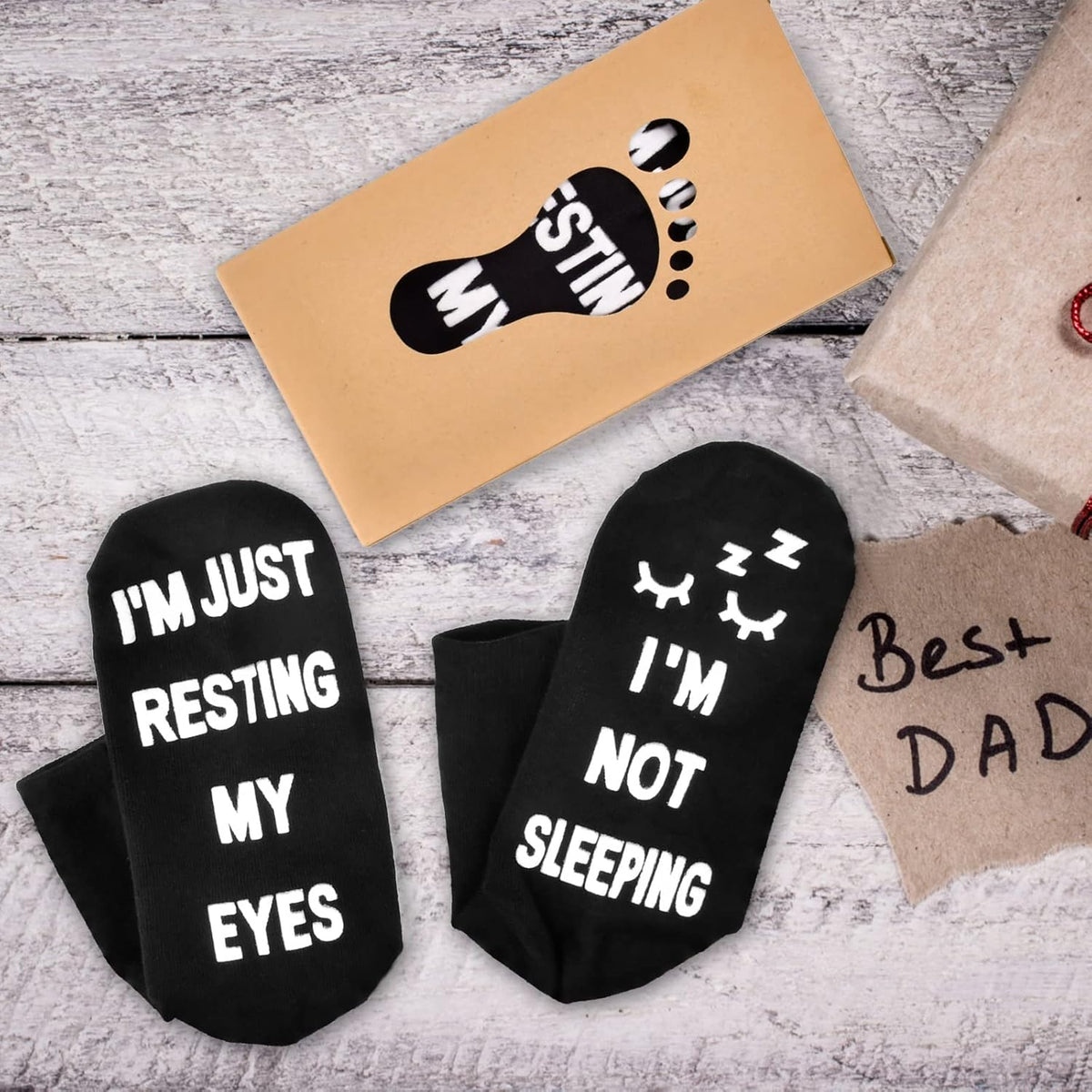 Birthday Gifts for Men Fathers Day Dad Gifts for Dad from Daughter Son Wife Easter Mens Funny Socks for Him