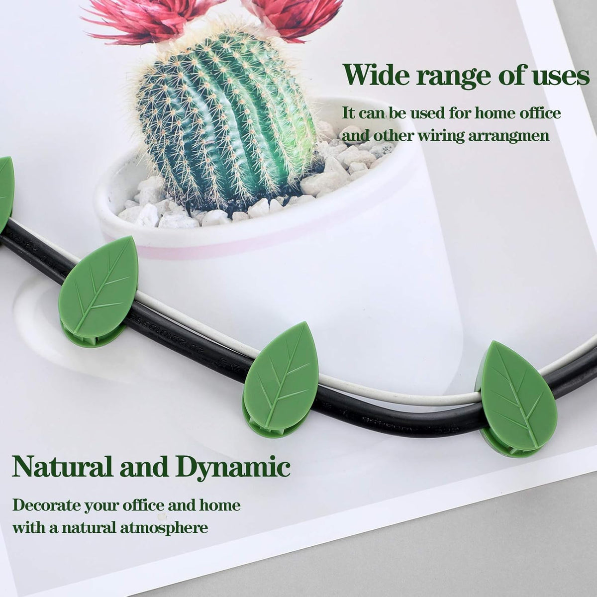 60 Pieces Plant Climbing Wall Fixture Clips with 72 Pieces Acrylic Adhesive Sticker Leaf Fixer Invisible Wall Vines Fixing Clips Hook Plant Vine Traction for Indoor Outdoor Decoration