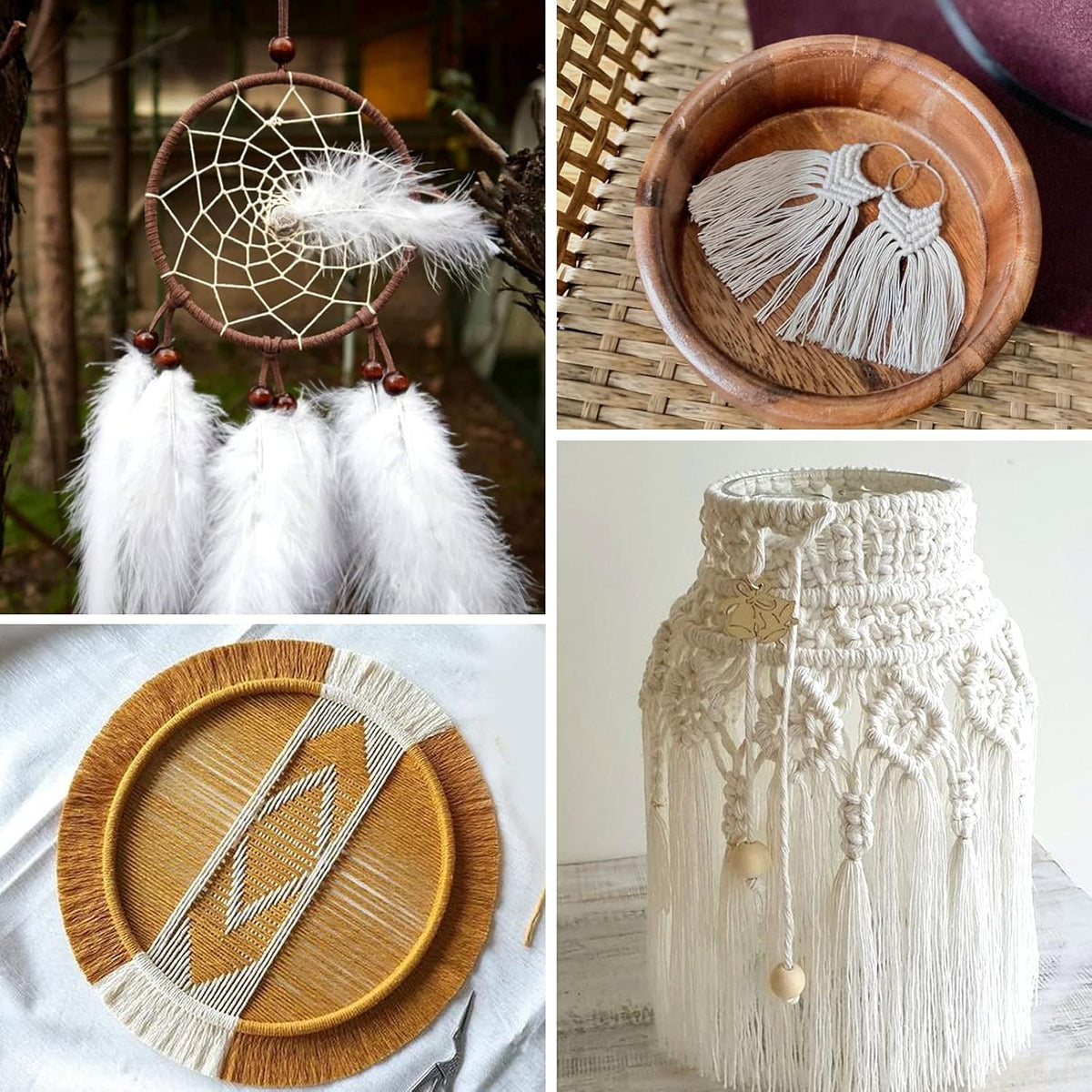 White Twine String and Gold White Twine String