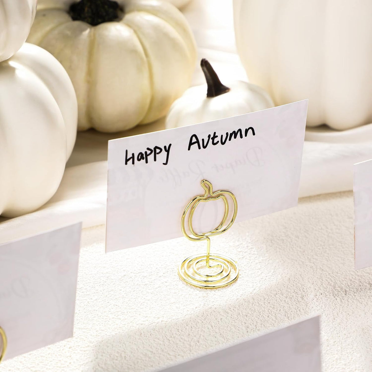 30 Pack Gold Pumpkin Table Decorations 5cm - Autumn Festival Ornaments