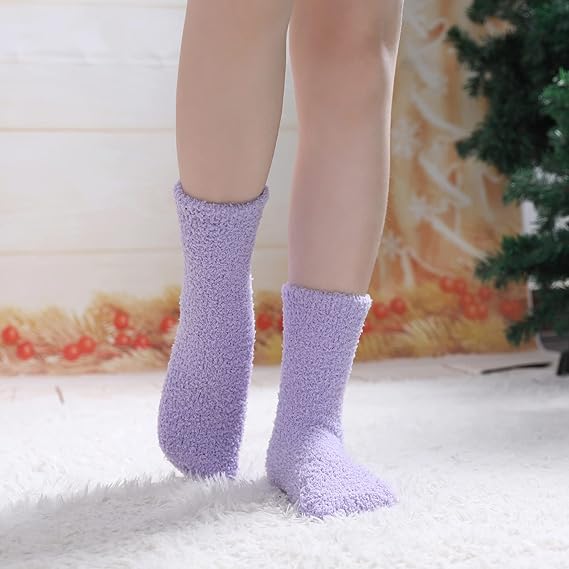 5 Pack Women's Winter Warm Socks Comfortable Soft Home Socks