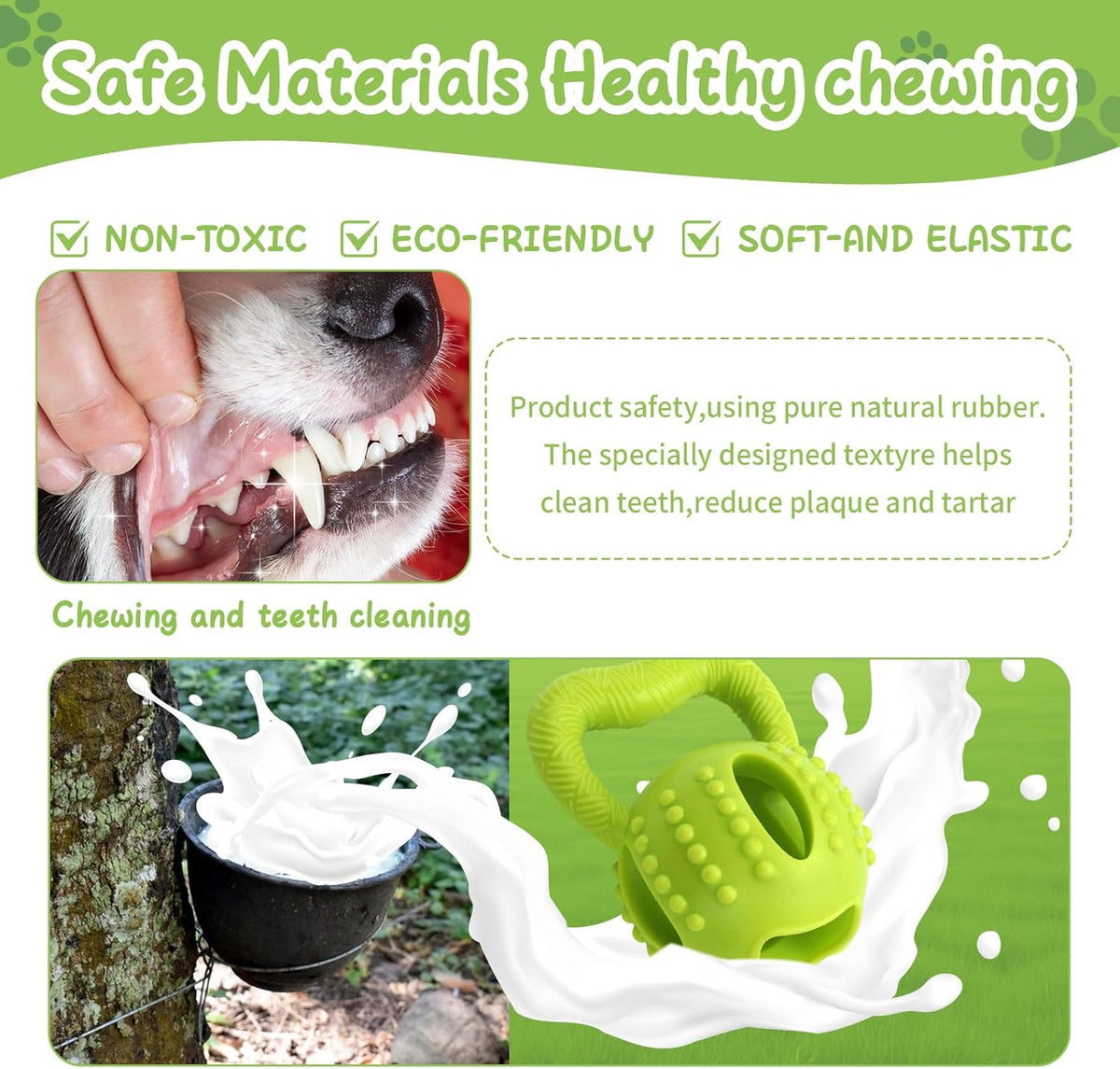 Interactive Chew Toy for Small Dogs Square Shaped Teeth Cleaning and Biting Plaything