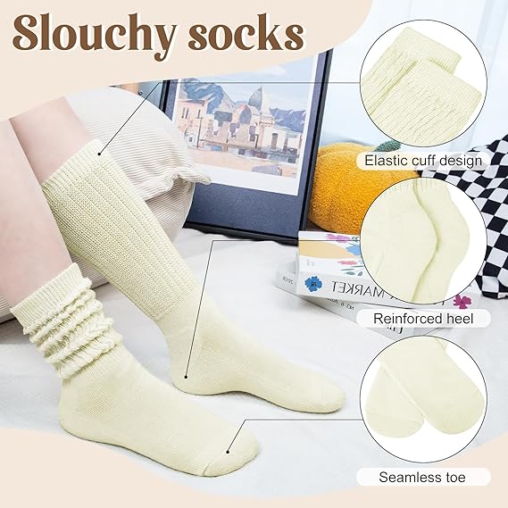 5 Pairs Women's Sports Socks Hard Wearing Comfortable Breathable Athletic Socks