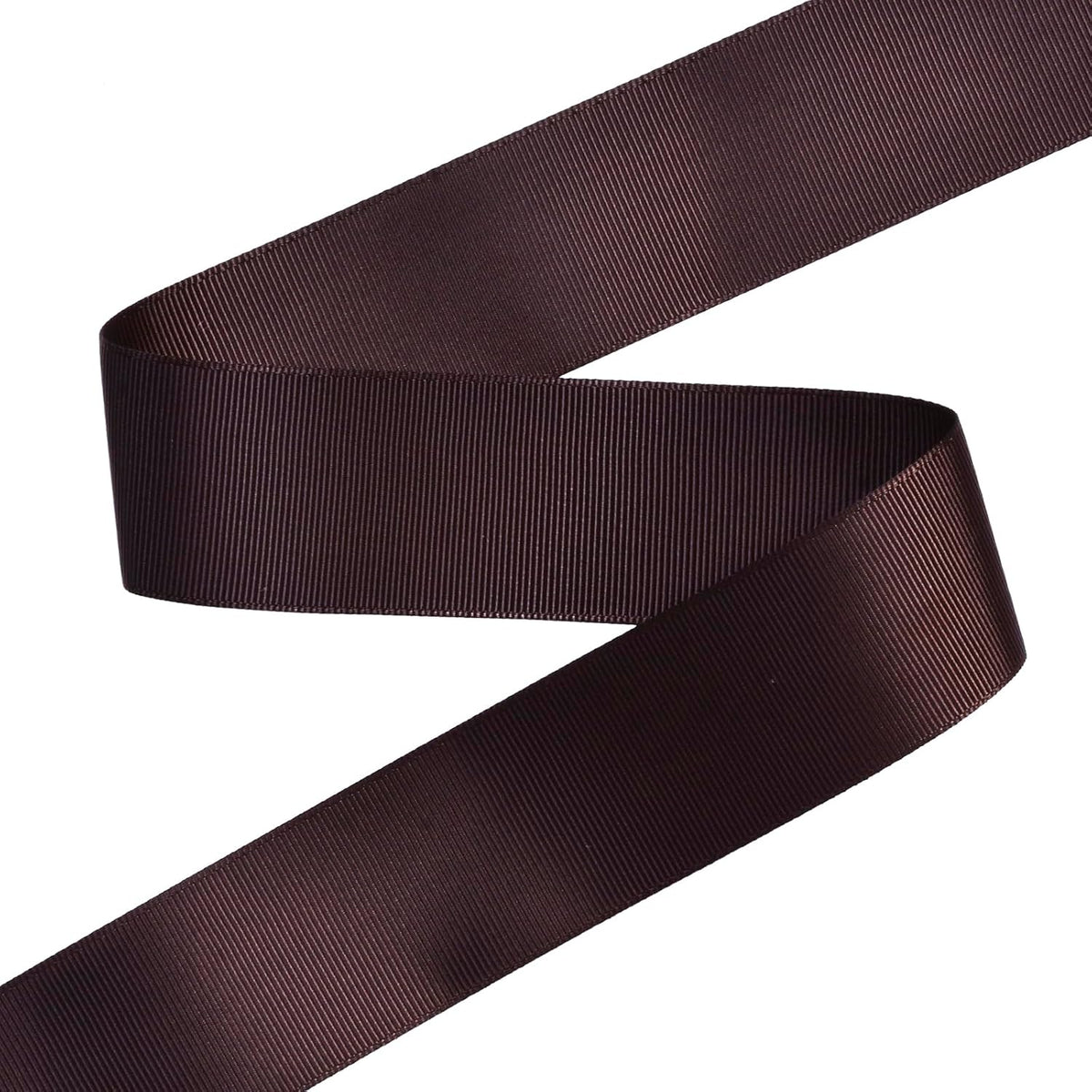 Brown Grosgrain Ribbon, 1 1/2 Inch 50 Yards, Great for Crafts Bows Flower Bouquet Wedding Home Decor Gift Wrapping
