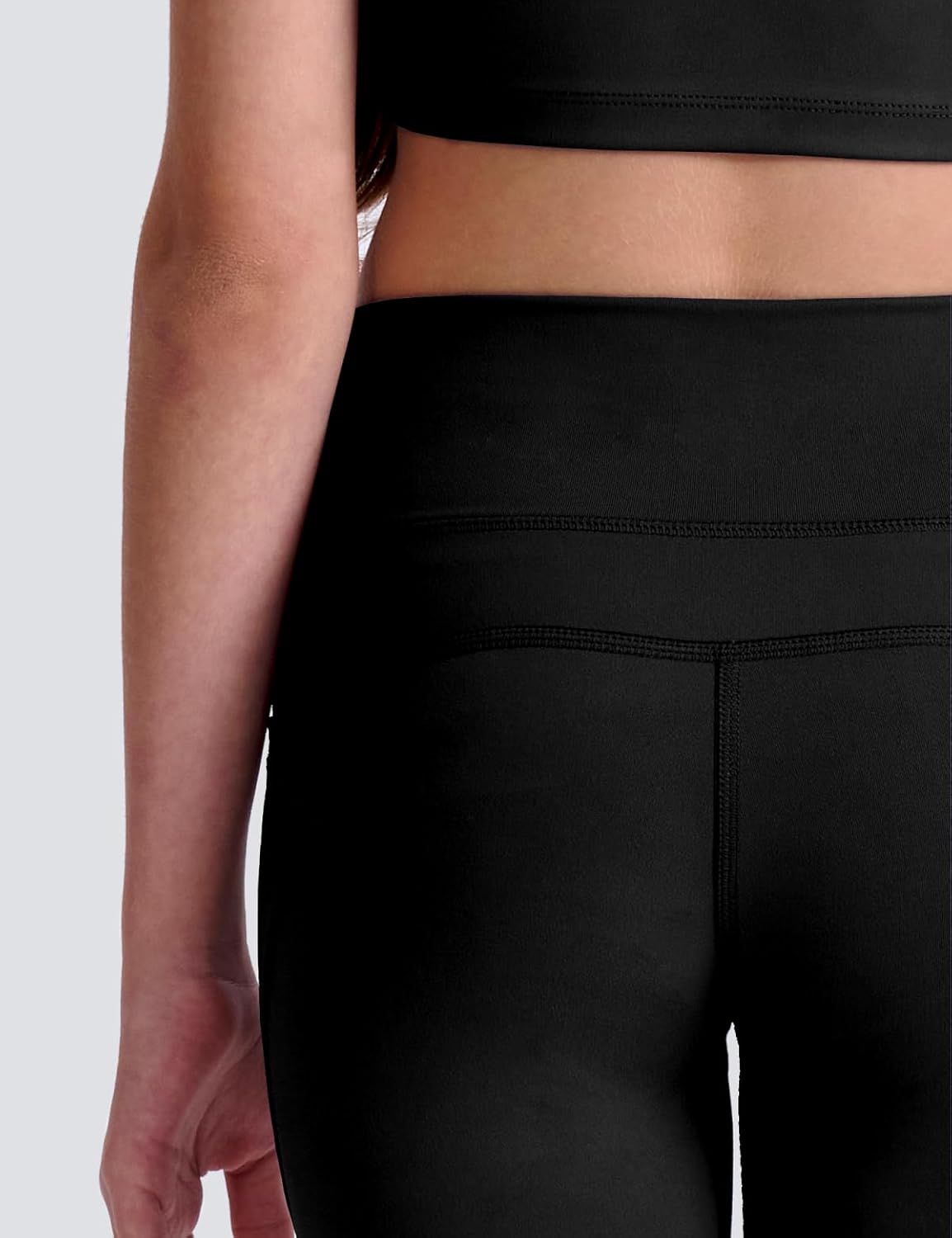 3 Pack Girls' Leggings with Pockets, Ankle Length Athletic Yoga Pants for Kids Clothes