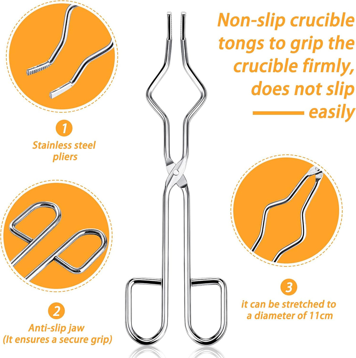 7 Pieces Graphite Torch Melting Casting Kit, Including 2 Graphite Crucible Stir Stick, Graphite Casting Mould 5-in-1 Graphite Casting Ingot Mould, Quartz Crucible, Cylindrical Graphite, Tong for Melt