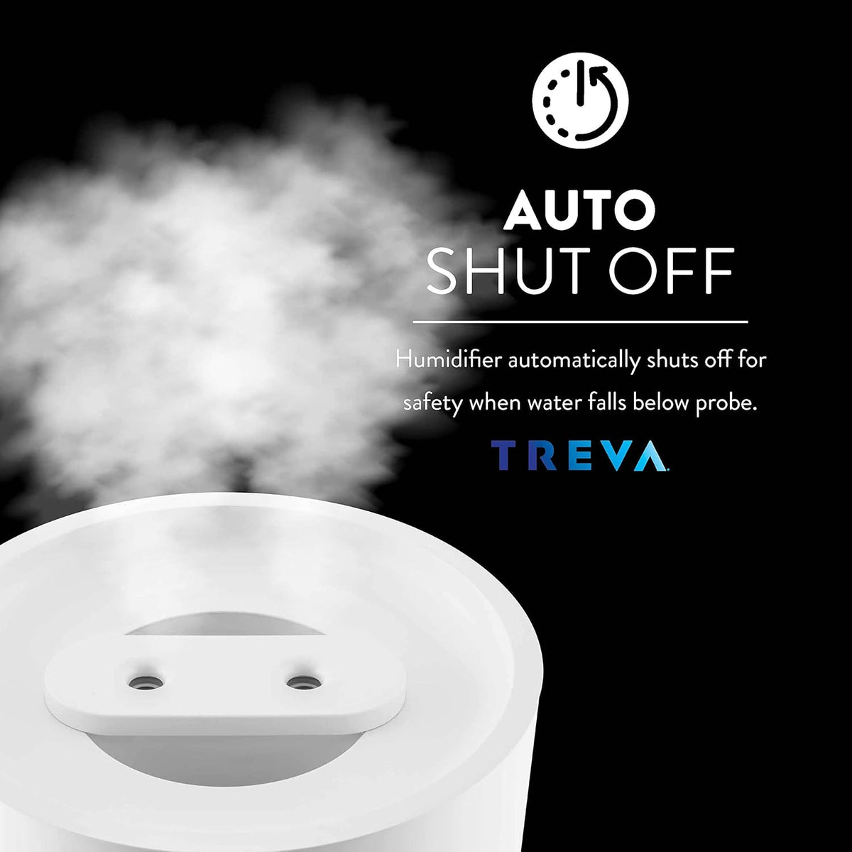 Portable Cool Mist Humidifier 2 Liter Capacity Rechargeable Battery Powered 2 Misting Modes Led Display Panel and Auto Shut Off