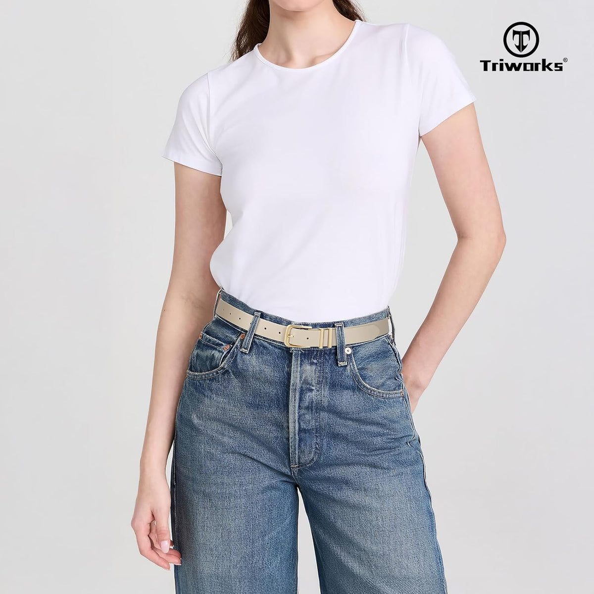 3 Pack Women Belts For Jeans Pants Dresses Ladies Leather Waist Belts