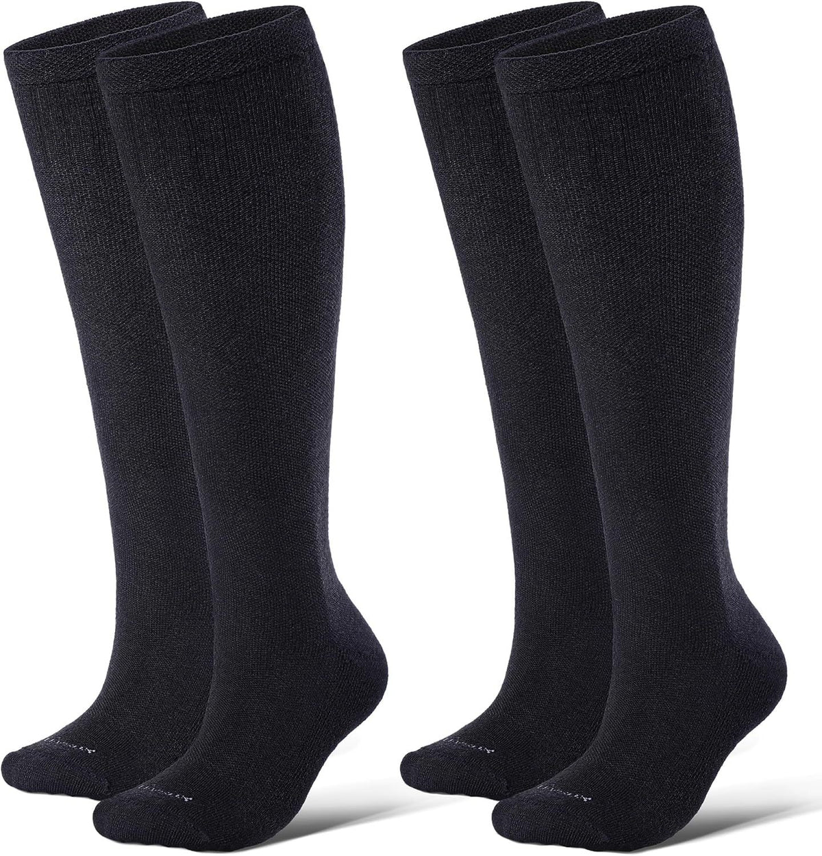 Thick Merino Wool Compression Socks for Women and Men 20-30mmHg Knee High Support Socks for Flying Nurses Pregnancy