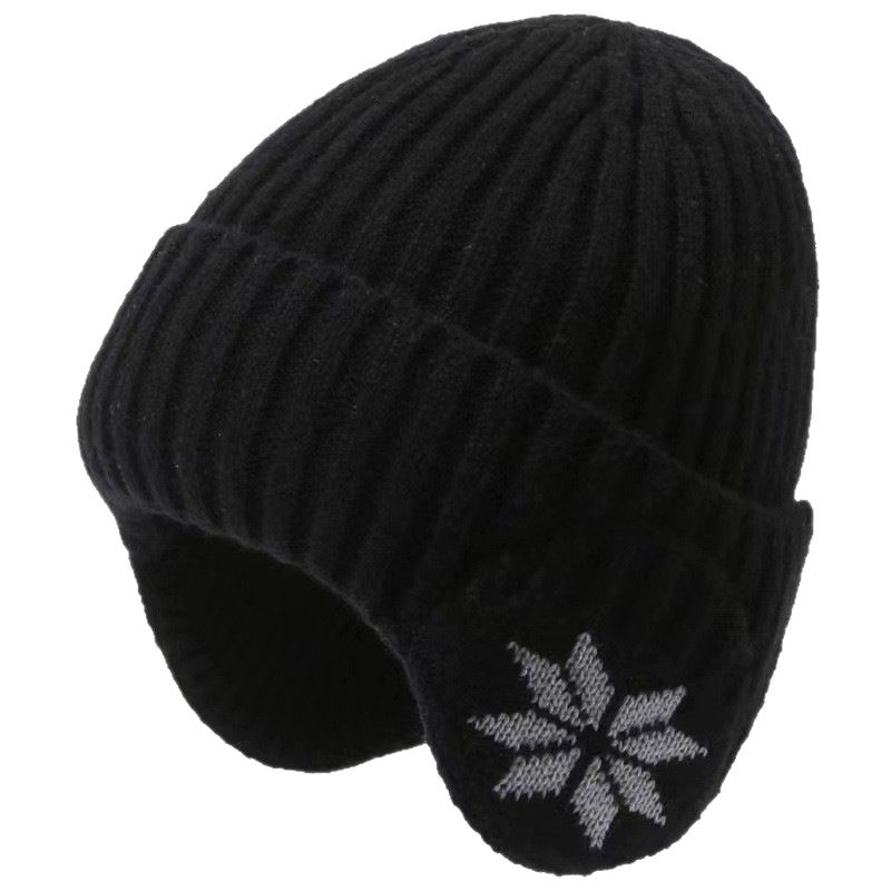 Winter Thick Fleece Lined Ear Protection Hat - Thermal Knit Beanie for Men Women - Warm Skull Cap for Cycling Outdoor Running - Gray