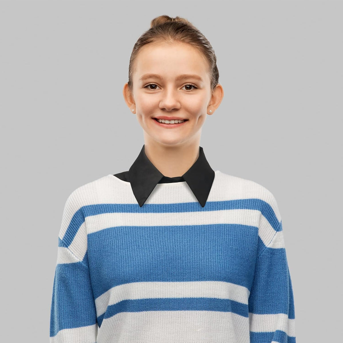 Fake Collar Detachable Dickey Collar Blouse Half Shirts Peter Pan Faux False Collar for Women & Girls Favors