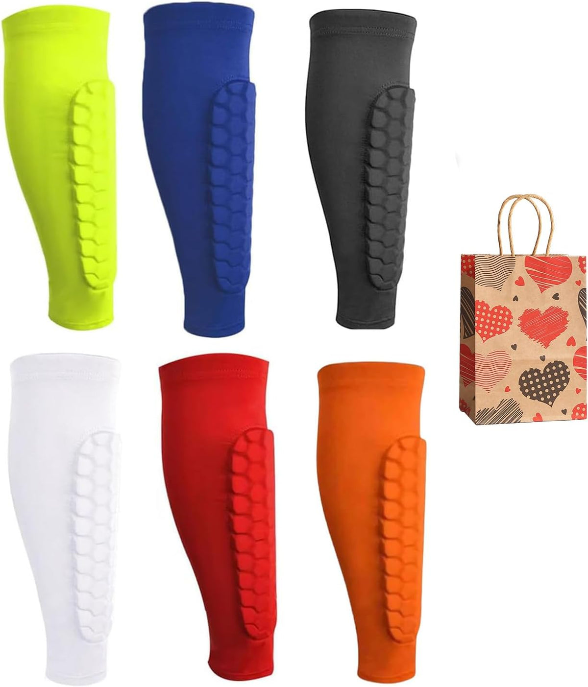 Shin Guards for Soccer, Lightweight Shin Pads for Kids Youth & Adult - Football Shin Defender Protective Gear, Comfortable Breathable Leg Guards