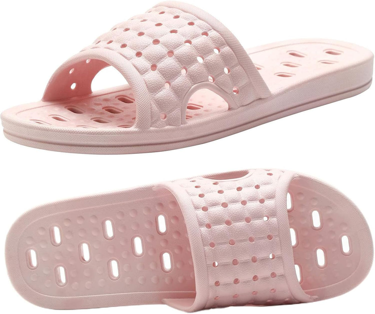 Bath Slippers with Drainage Holes, Quick-Drying Non-Slip Slippers Dormitory Home Bathroom Slippers Unisex