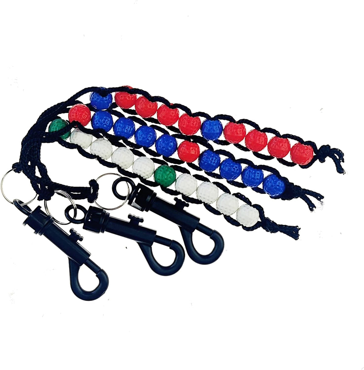 3/6/10/15 Pack Golf Bead Counter Stroke with Clip