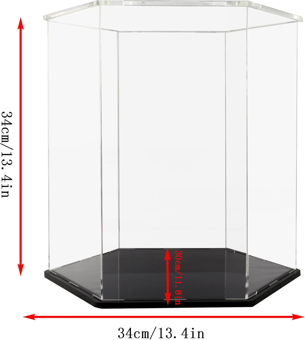 Basketball Display Case,Soccer Ball case, Acrylic Collectible Case, Soccer and Volleyball Collection Sports Souvenir Box (13.4 in X 11.8 13.4 in)