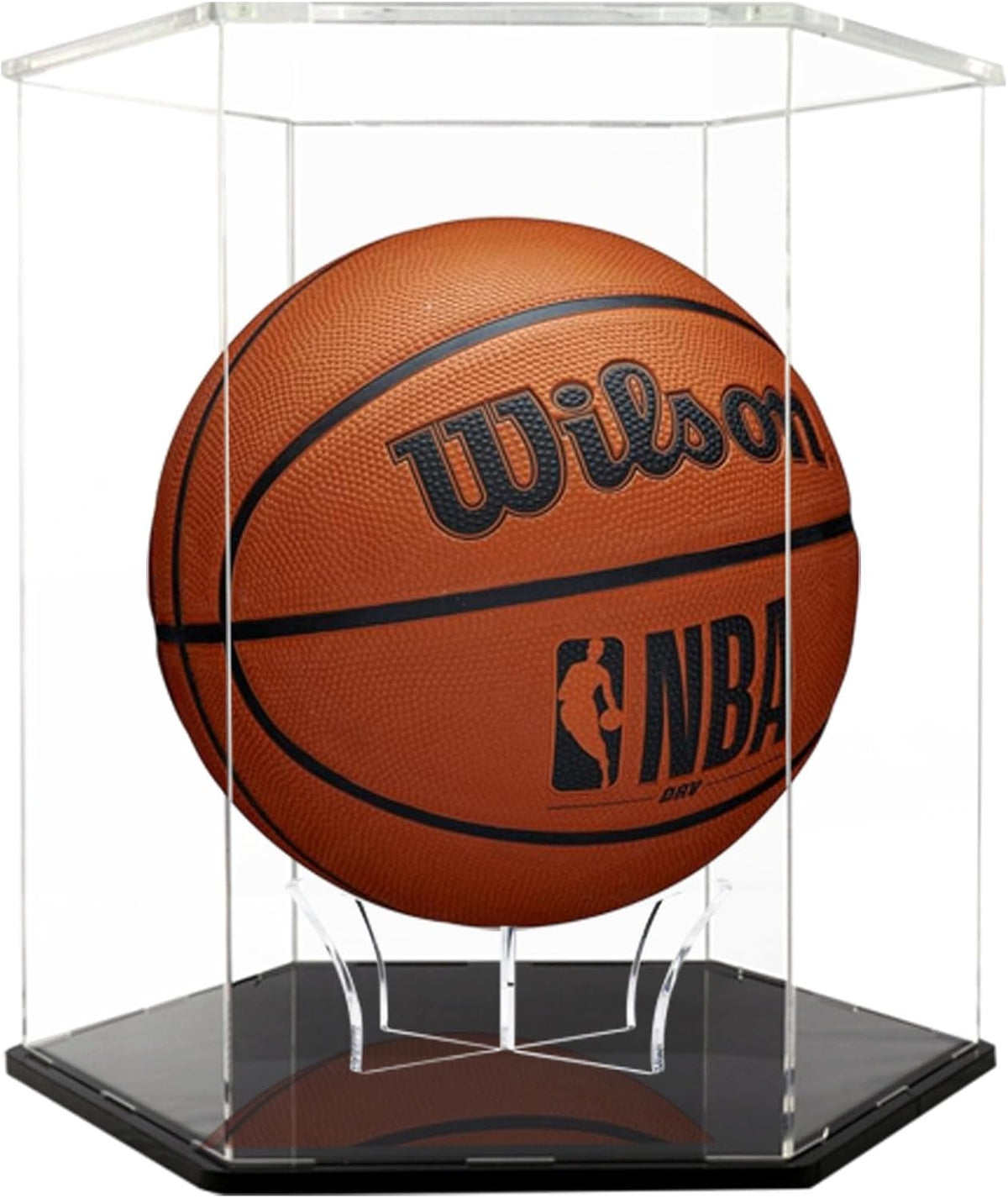 Basketball Display Case,Soccer Ball case, Acrylic Collectible Case, Soccer and Volleyball Collection Sports Souvenir Box (13.4 in X 11.8 13.4 in)
