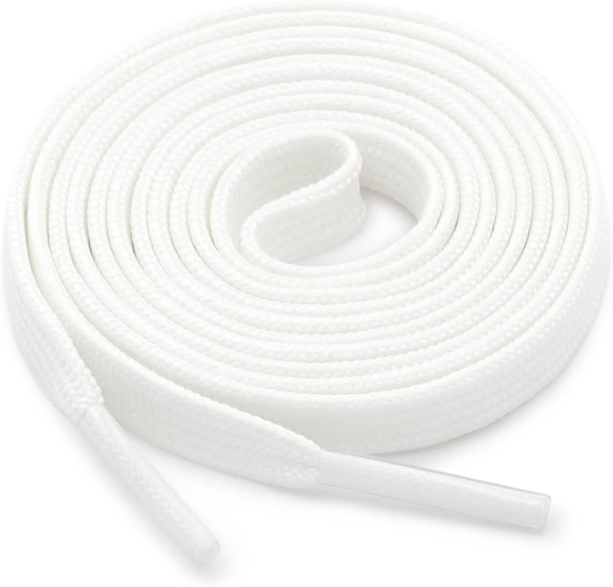 Thin lat Shoe Laces: Athletic Hollow Solid Color Shoelaces or Sneakers 1 Pair