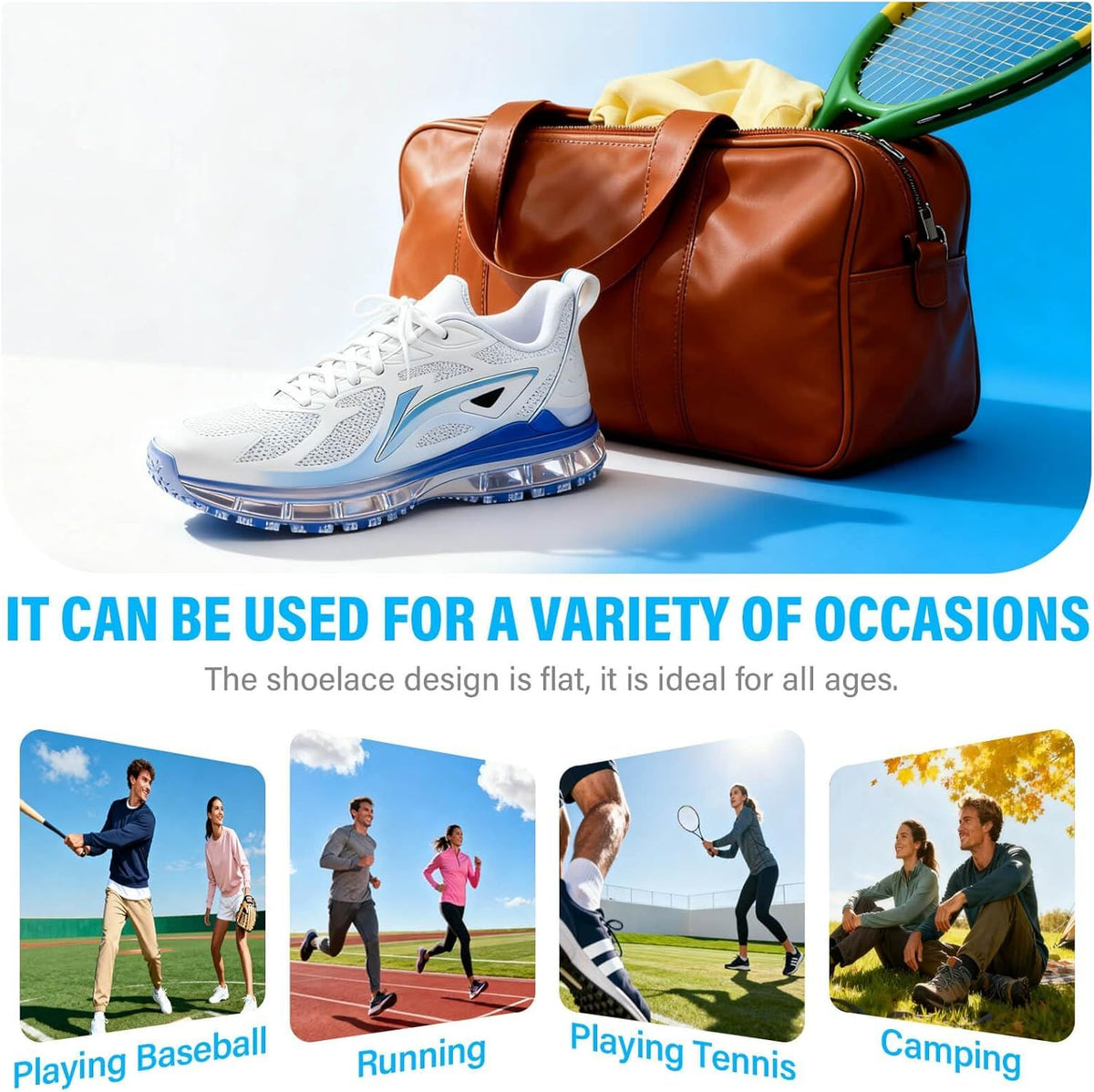 Thin lat Shoe Laces: Athletic Hollow Solid Color Shoelaces or Sneakers 1 Pair