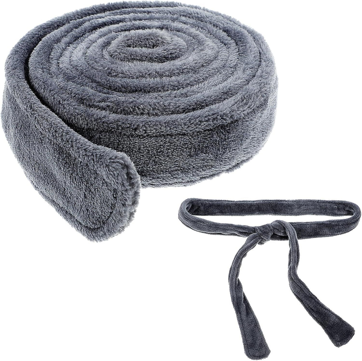 67 Inch Robe Tie Replacement, Reusable & Easy to Clean Robe Belt Replacement for Travel Hotel Home Women Men (Dark Gray)