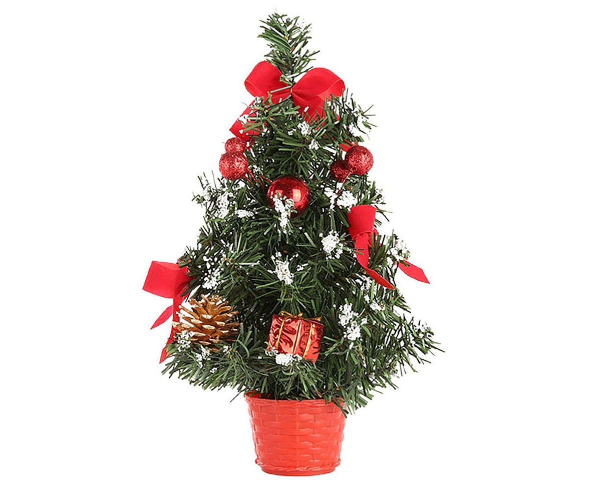 30cm Mini Christmas Tree Artificial Christmas Tree-Red