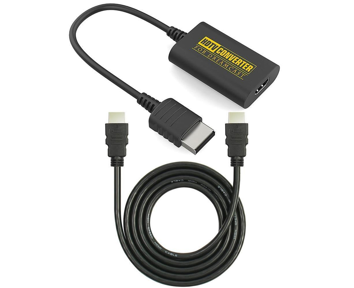HDMI-compatible Adapter Converter for Sega Dreamcast DC Console HDMI-compatible/HD-Link Cable Wire Black