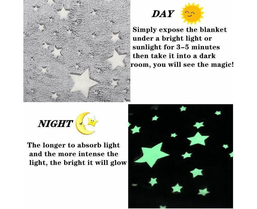 Colorful Unicorn Glow in The Dark Oversized Sweatshirt with Pockets Cute Unique Birthday Gift Women Warm Cozy Wearable Blanket