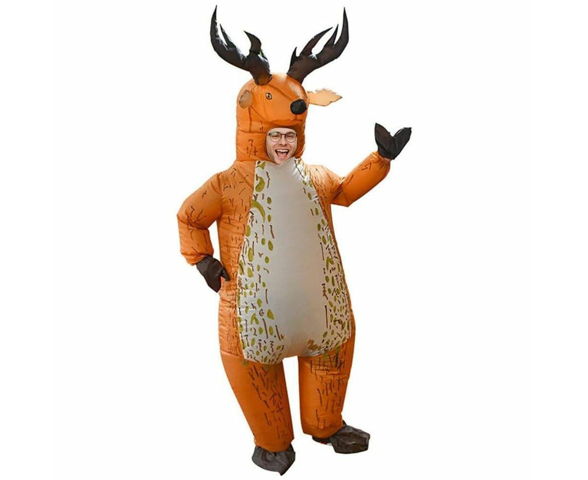 Inflatable Moose Air Inflatable Costume Party Halloween Christmas Cosplay Suit Adult Size(Suitable for Height 150-190 cm)