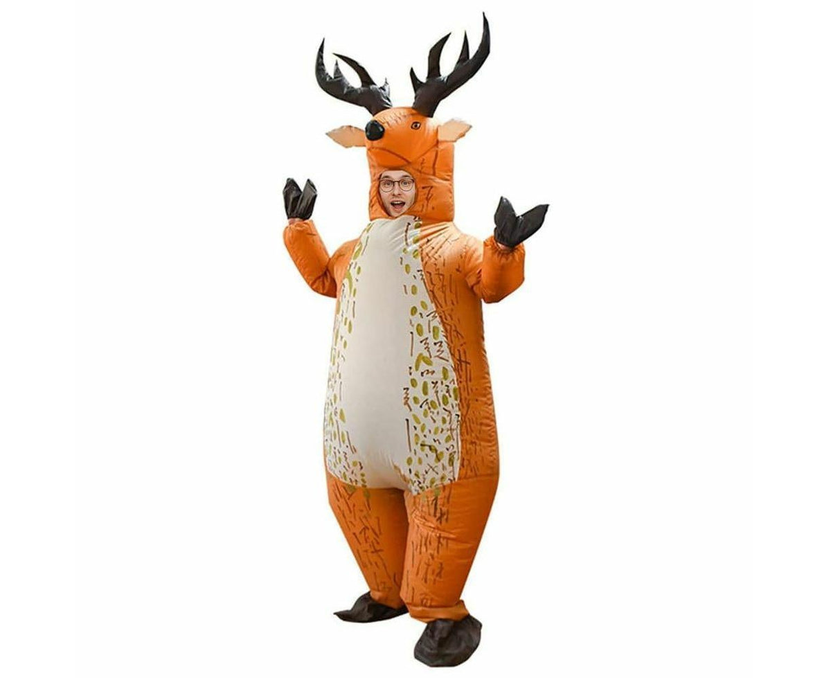 Inflatable Moose Air Inflatable Costume Party Halloween Christmas Cosplay Suit Adult Size(Suitable for Height 150-190 cm)