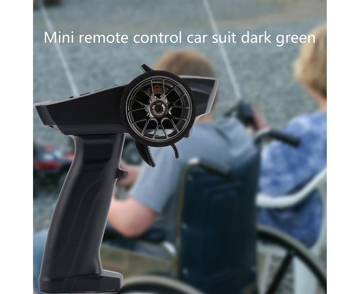 Remote Control High Imitation Electrical Full Proportional Racing Car Remote Controller for Boy and Girl Black