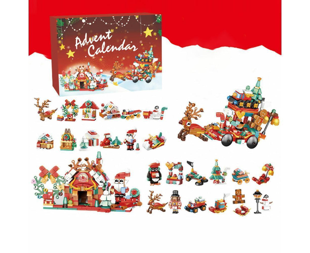 2024 Advent Calendar Christmas Building Block 24 Days Countdown Surprise Box