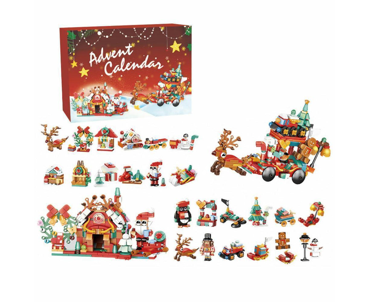 2024 Advent Calendar Christmas Building Block 24 Days Countdown Surprise Box