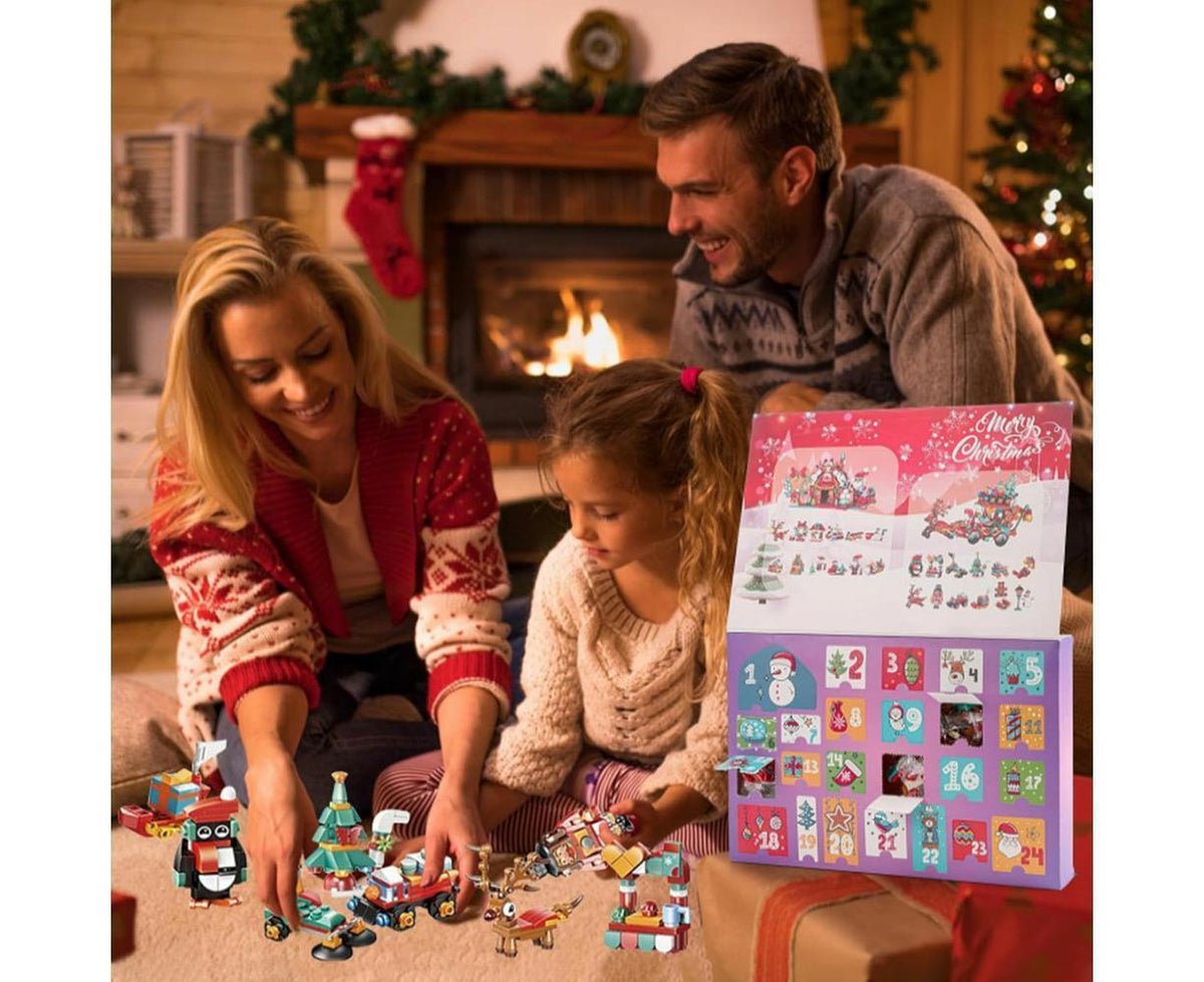 2024 Advent Calendar Christmas Building Block 24 Days Countdown Surprise Box